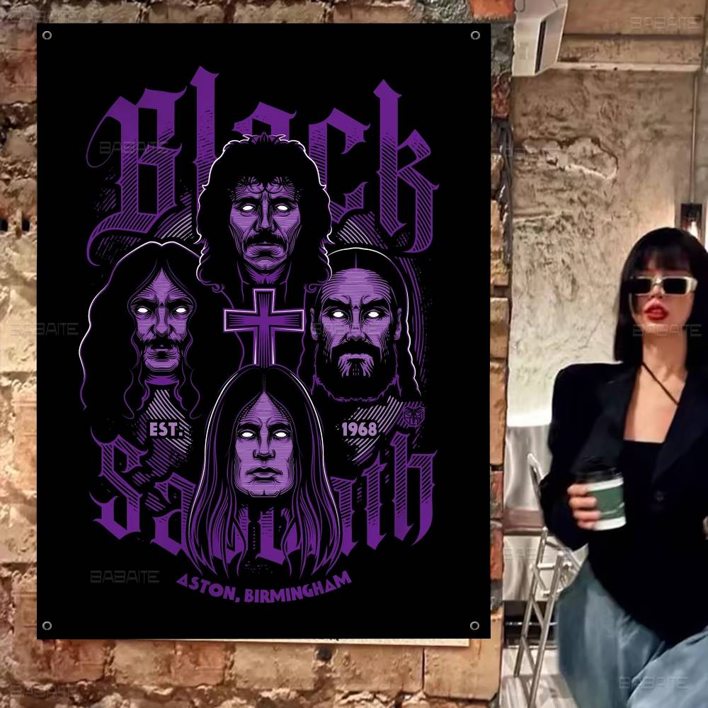 Commercial Printing Companies Usa - Black Sabbath Heavy Metal Усовершенствованная печать