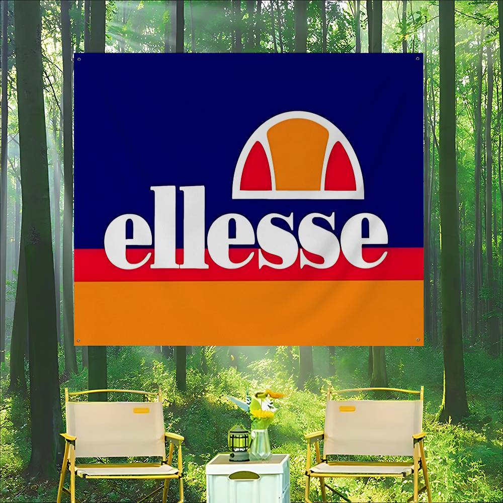 Commercial Printing Companies Usa - Флаг компании E-Ellesse с улучшенной печатью