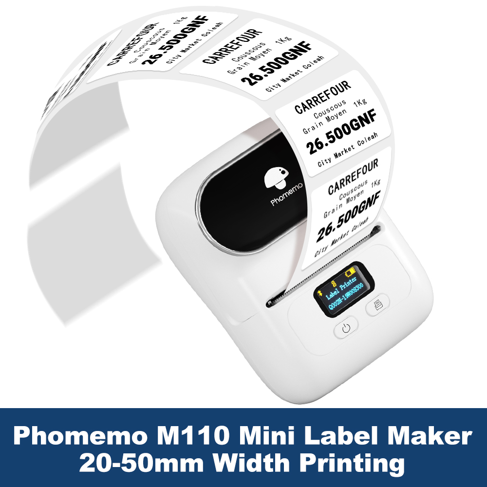 Commercial Photo Printer - Принтер этикеток Phomemo M110, устройство для
