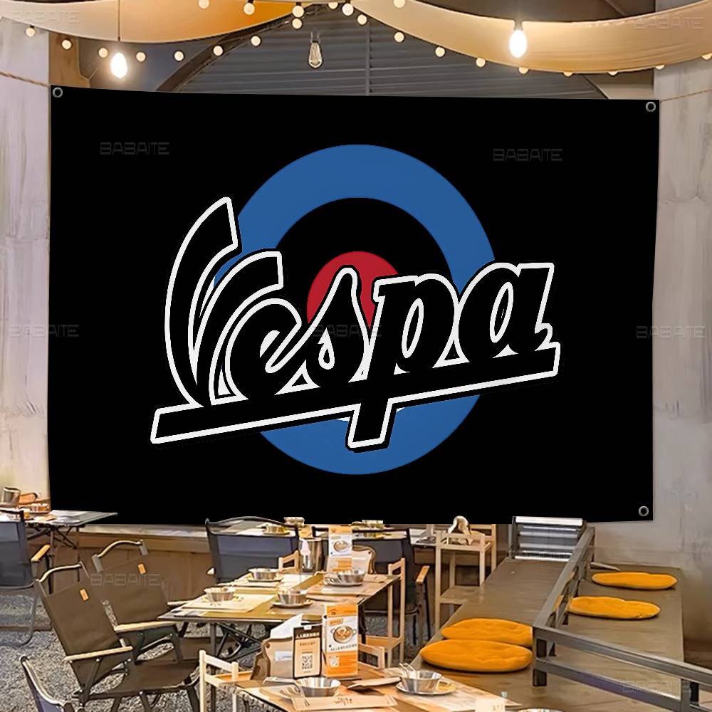 Commercial Printing Companies Usa - Рекламный баннер V-Vespas для коммерческой рекламы