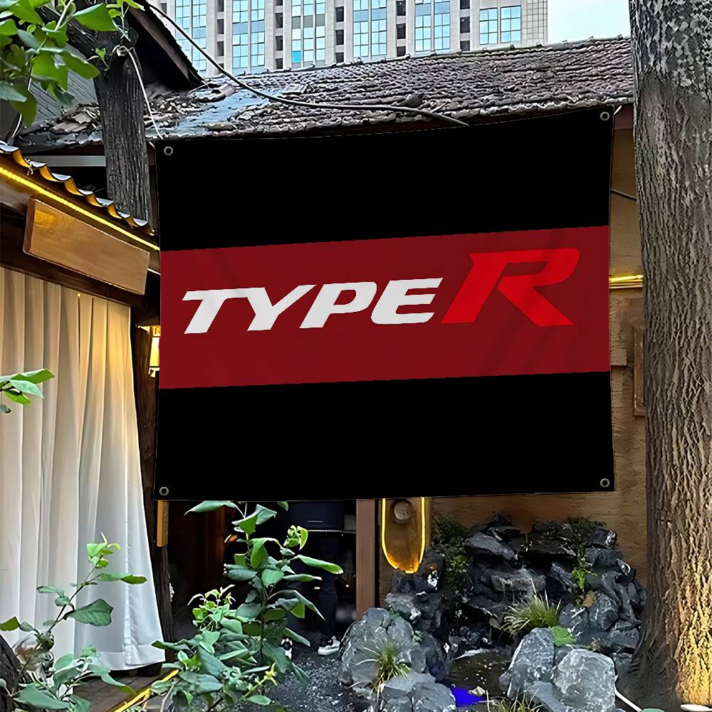 Commercial Printing Types - Флаг-баннер T-образной формы JDM R Street