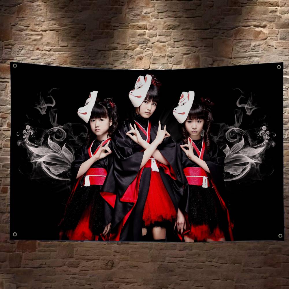 Commercial Printing Companies Usa - Классический баннер Kawaii Metal Band B-Babymetal