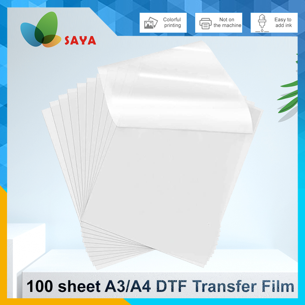 Dtf Hot Peel Film - 50/100 шт. пленки DTF A3/A4, двусторонняя