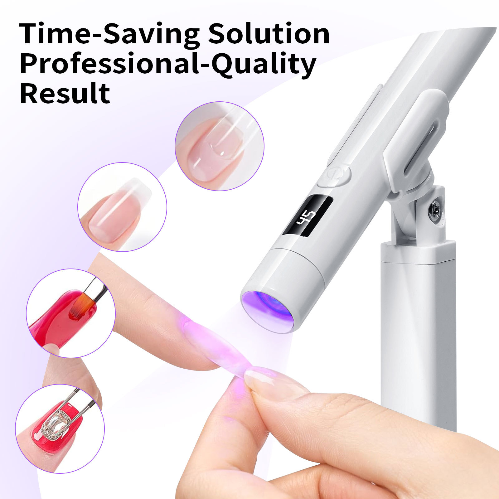 Exposure Unit Uv - Мини-УФ-светодиодный светильник для дизайна ногтей, перезаряжаемый