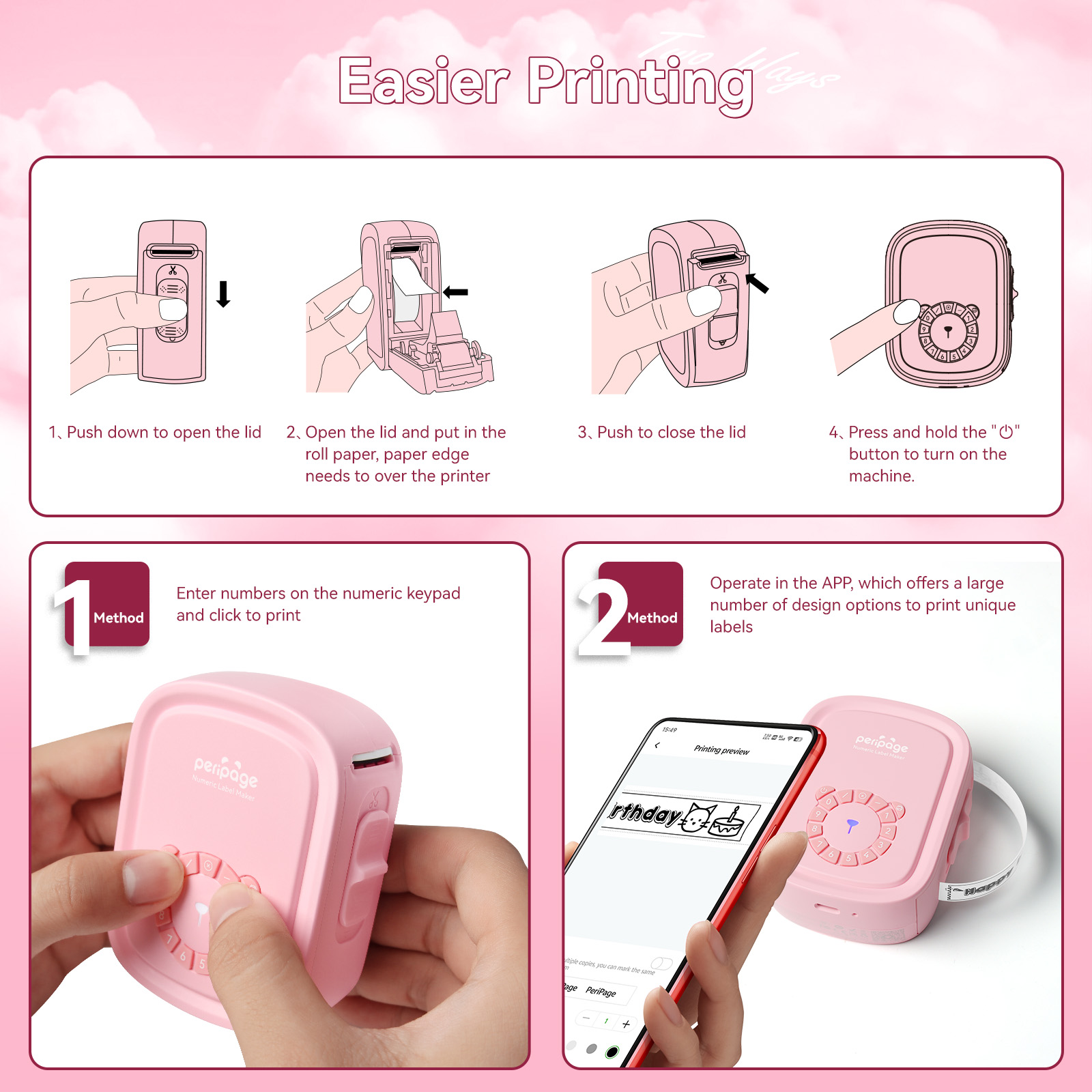 Портативный термопринтер Perip – обзор и цена Commercial Photo Printer