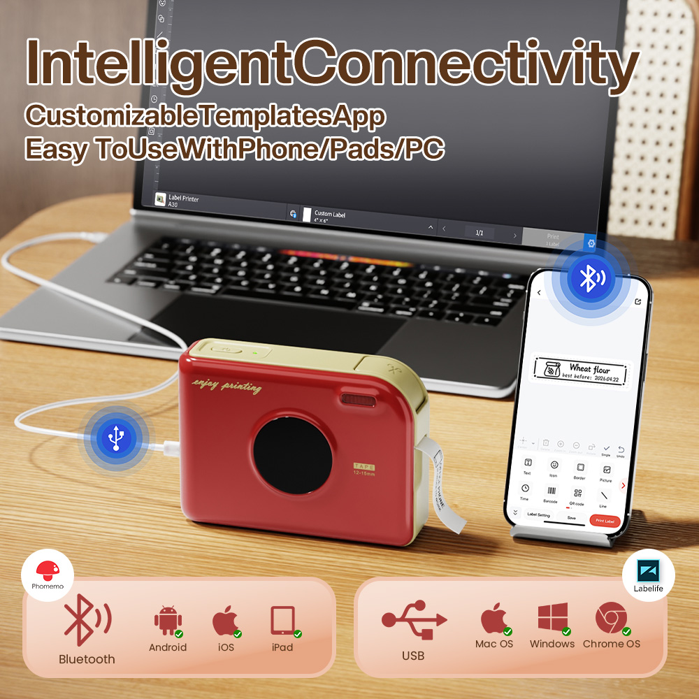 Принтер этикеток Phomemo A30,  – обзор и цена Commercial Photo Printer
