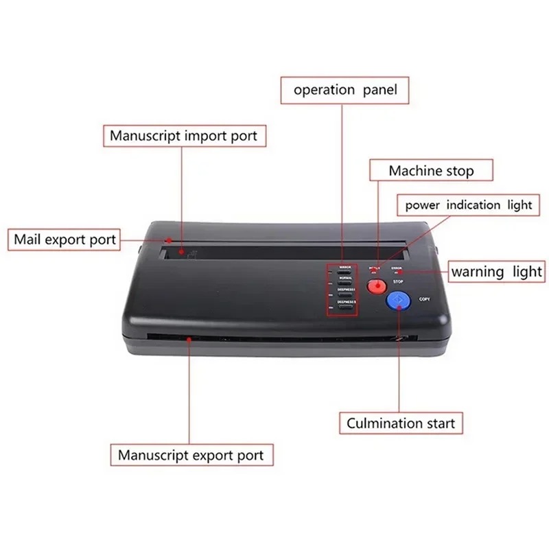 Машина для переноса татуировок – обзор и цена Commercial Photo Printer