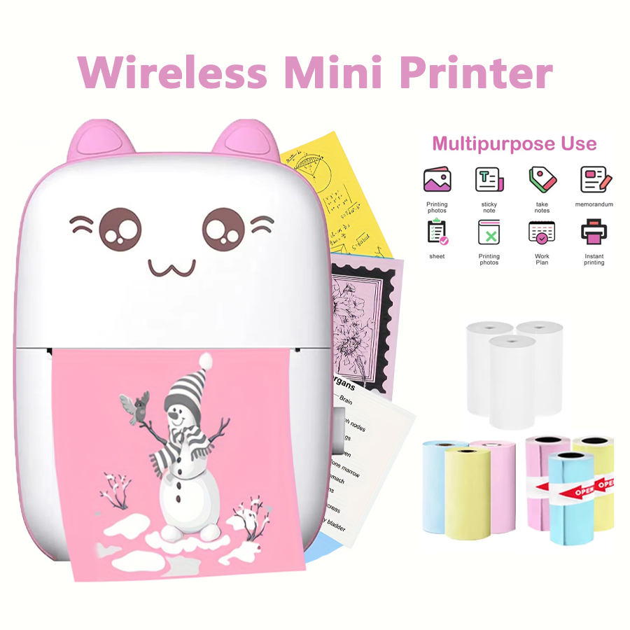 Мини-портативный принтер 58 мм – обзор и цена Commercial Photo Printer