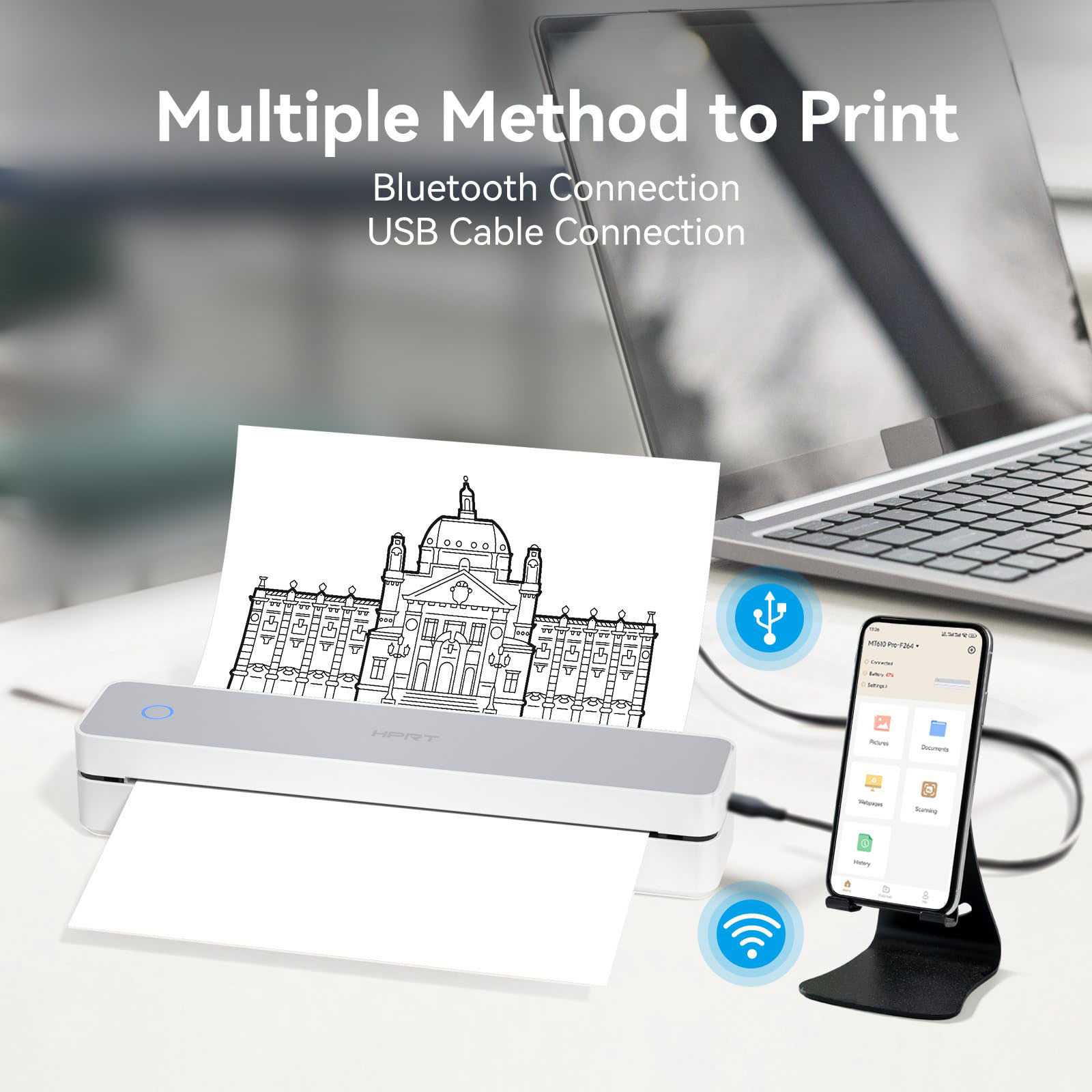 Термопринтер HPRT MT610-Pro A4 – обзор и цена Commercial Photo Printer