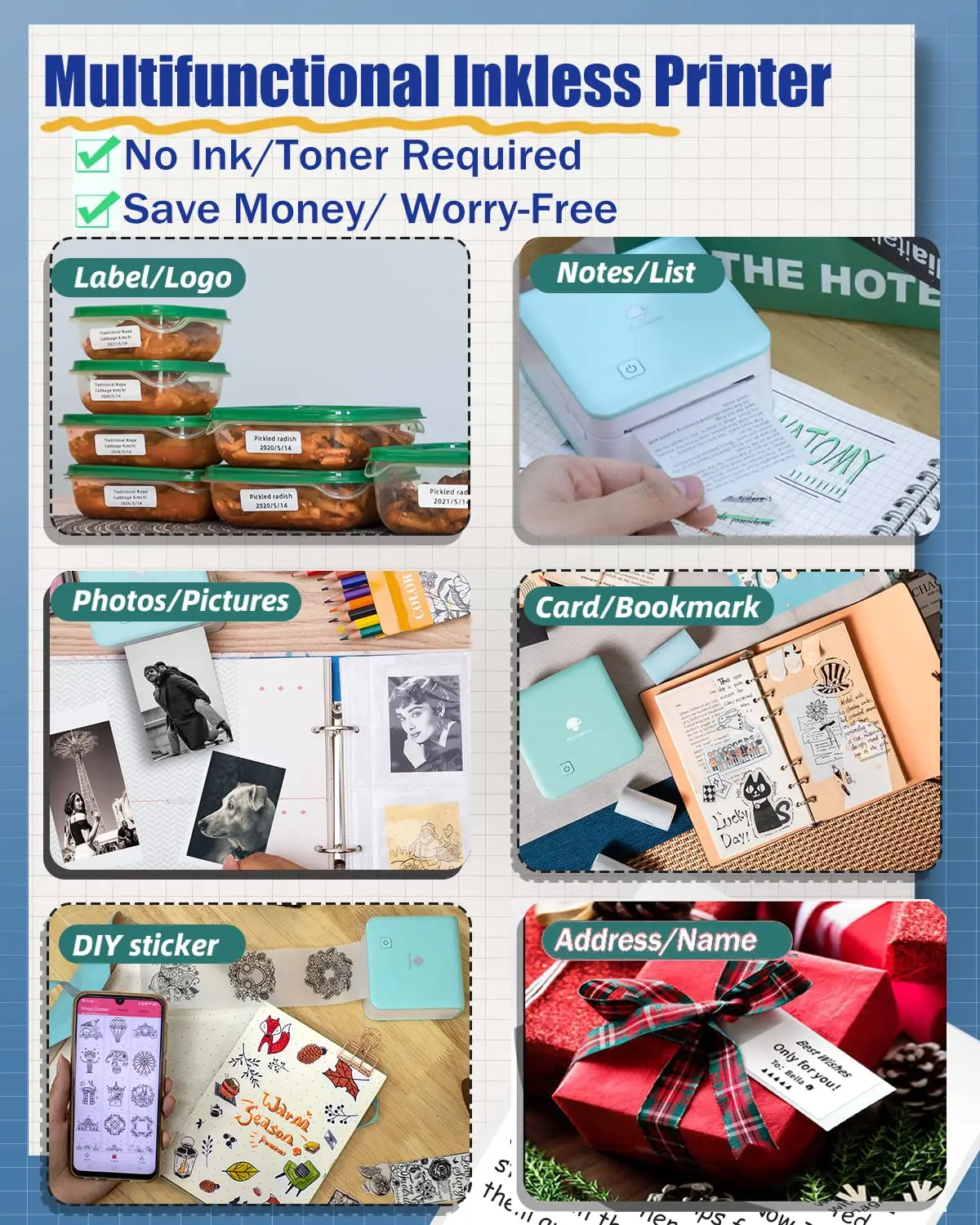 Миниатюрный портативный принте – обзор и цена Commercial Photo Printer
