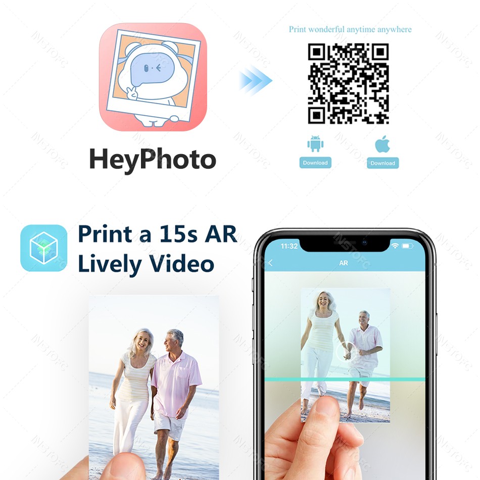 MT53 цветной фото портативный  – обзор и цена Commercial Photo Printer