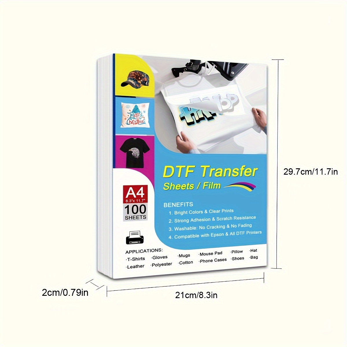 ПЭТ-пленка A4 DTF Пленка для п – обзор и цена Dtf Hot Peel Film