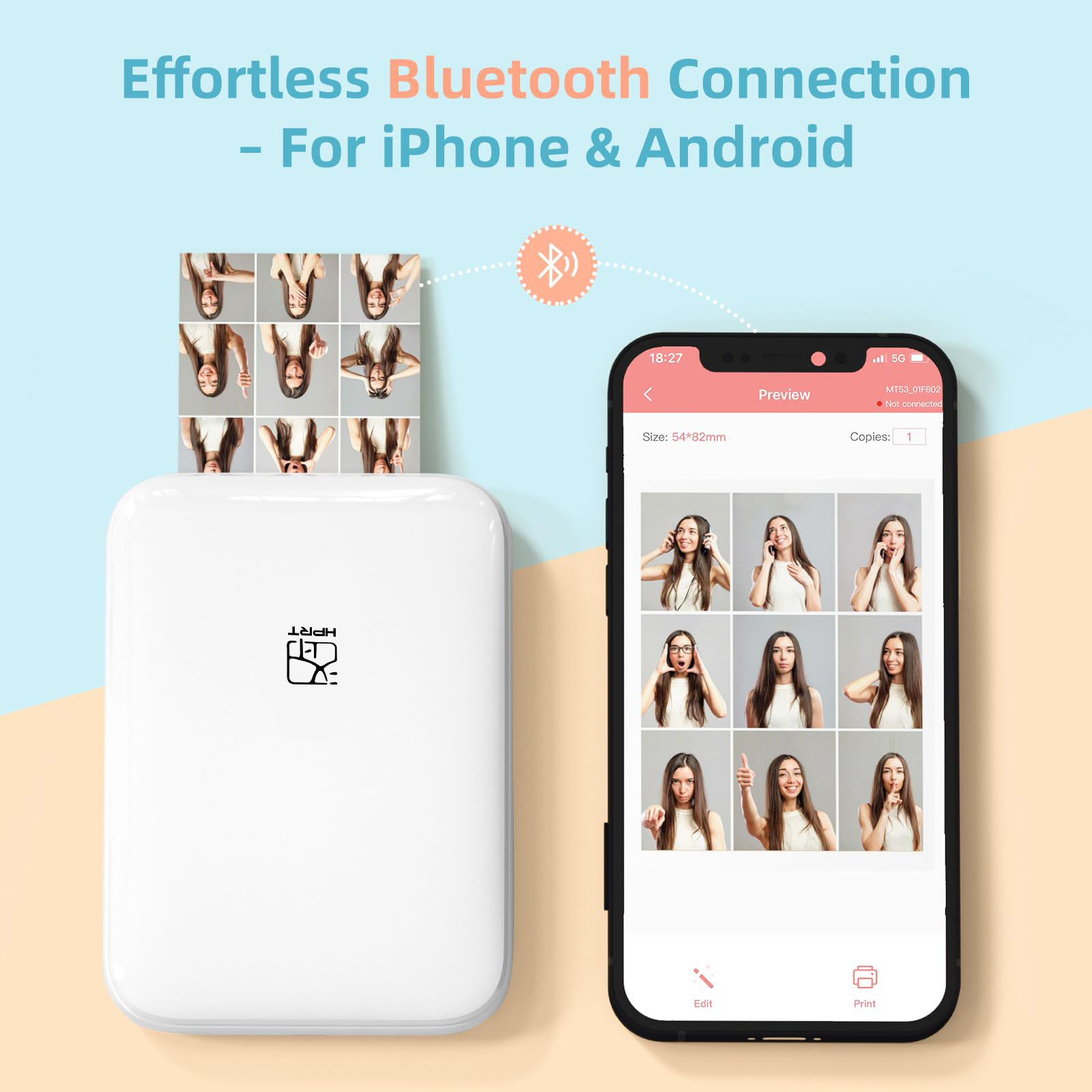 HPRT мини-термопринтер цветной – обзор и цена Commercial Photo Printer