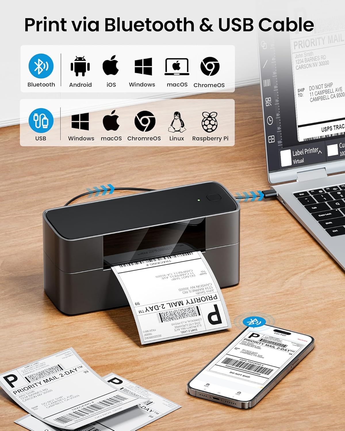 Принтер этикеток Markfield, те – обзор и цена Commercial Printing Types